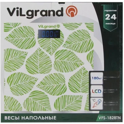 Ваги підлогові Vilgrand VFS-1828TN Green