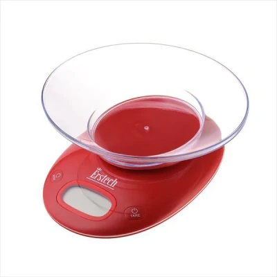 Ваги кухонні з чашею Erstech EKS-5181-Red