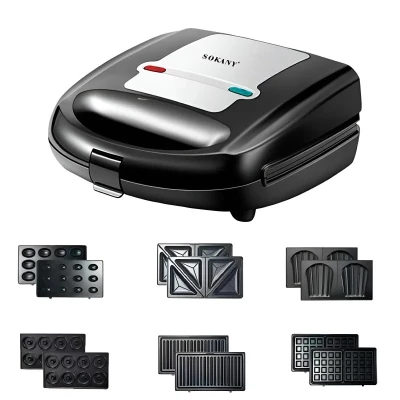 Сендвічниця 6в1 Sokany SKB-908BST