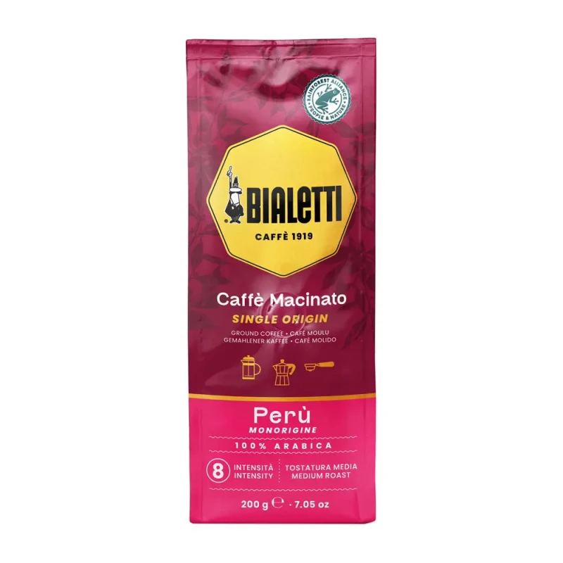Кава мелена Bialetti 200г Peru 100% Arabica 200gr