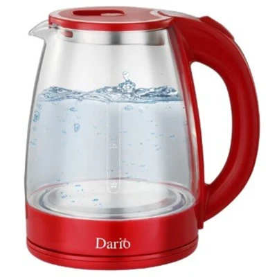 Чайник скло Dario DR1802 red