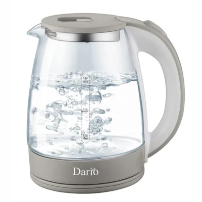 Чайник скло Dario DR1802 Grey