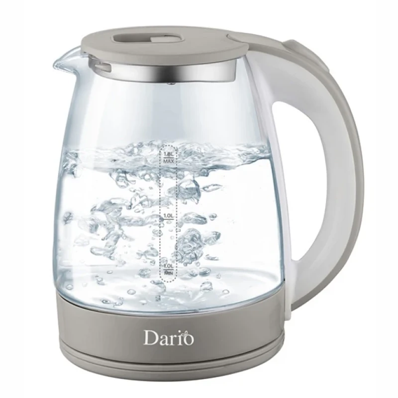 Чайник скло Dario DR1802 Grey