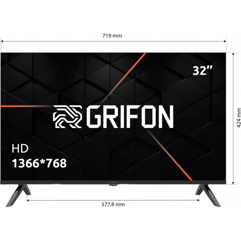 Телевізор Grifon NV32HSB