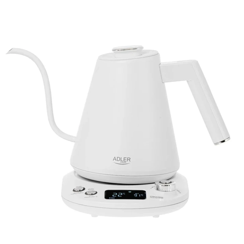 Чайник метал Adler AD-1349 white