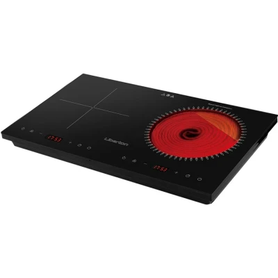 Електроплита комбінована інфрачервона+ індукція  2-х камф. Liberton LCC-3900