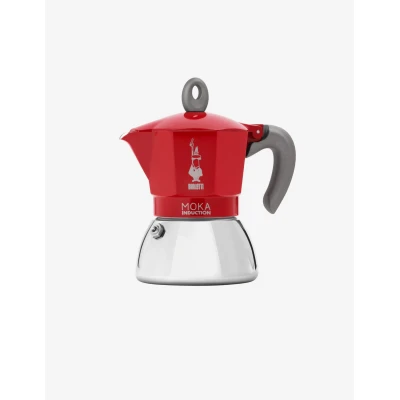 Кавоварка гейзерна Bialetti Moka Induction Red 4 CUPS 0006944