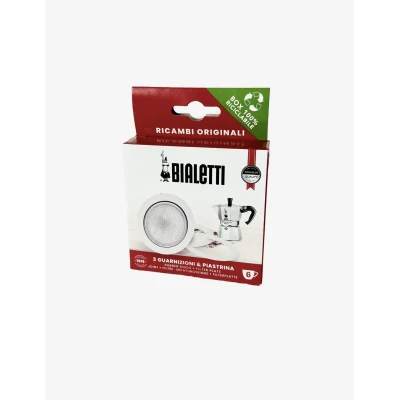 Набір Bialetti 3 ущільнювачі + сито (6ч) 0800034