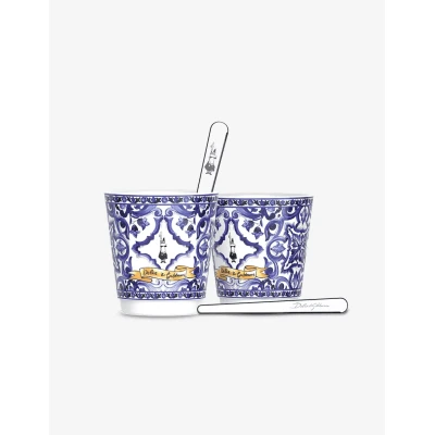 Набір чашок Bialetti х D&G Mediterranean Blue 2 CUP + 2 PAL SETBLUCP