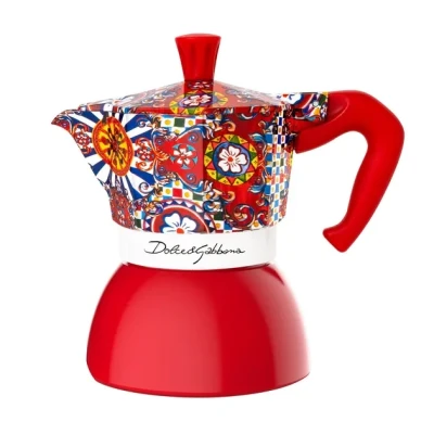 Кавоварка гейзерна індукційна Bialetti x D&G Moka Express Sicilian Cart 4 CUPS 0005339