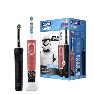 Зубна щітка Oralb дитяча D103+D100 Kids Star Wars D103.413.3-D100.410.2K