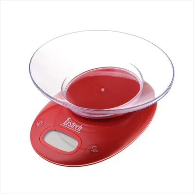 Ваги кухонні з чашею Erstech EKS-5181-Red