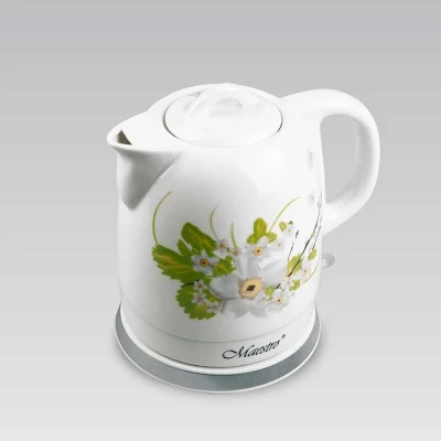 Чайник кераміка Maestro MR-066-White-Flowers