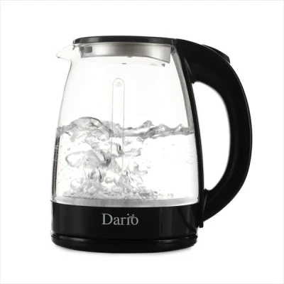Чайник скло Dario DR1802 Black