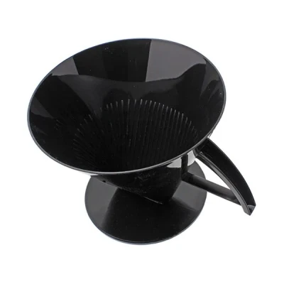 Пуровер Melitta Porcelain Filter Cone 1x4 Black (4006508224425)