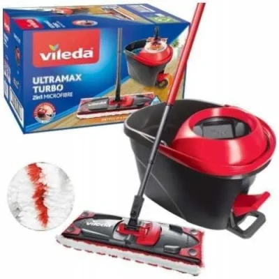 Набір для прибирання Vileda Швабра+відро Vileda UltraMax Turbo 2in1