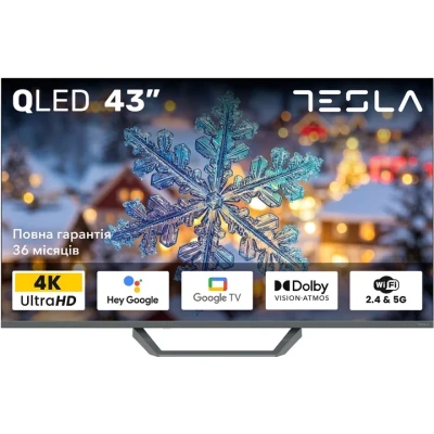 Телевізор Tesla діагональ 43" Q43E655GUS