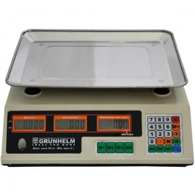 Ваги торгівельні Grunhelm GSC-052