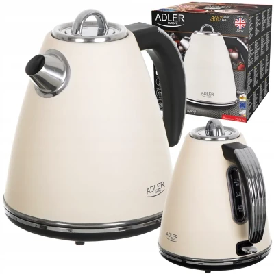 Чайник метал Adler AD-1343 Creme