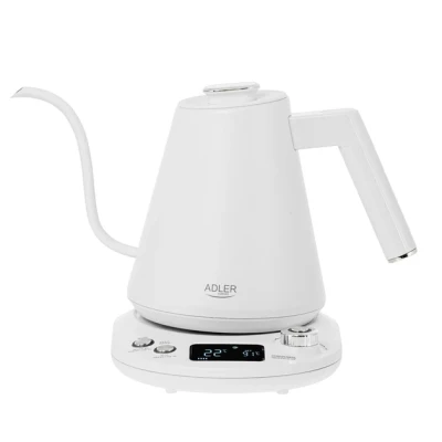 Чайник метал Adler AD-1349 white