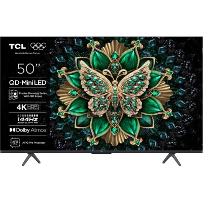 Телевізор Tcl діагональ 50" MiniLED 50C6K