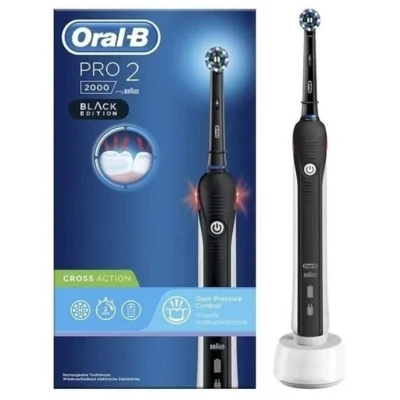 SALE!!! Зубна щітка Oralb Pro2 2000 Cross Action Black Edition D501 PRO 2 Black