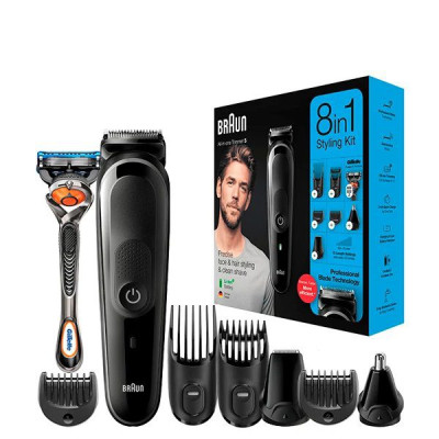 SALE!!! Машинка для стрижки Braun аккум.100хв.,0.5-21мм.,тример,бритва,леза нерж.. MGK 5260