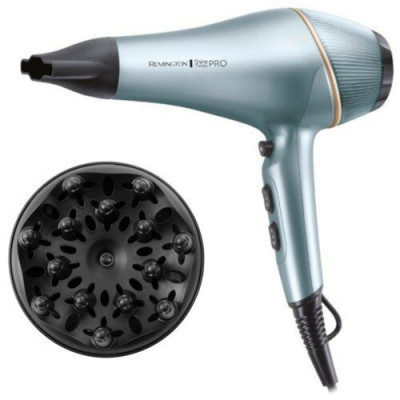 Фен Remington 2200вт.,2 реж.роботи,3 реж.темп.,реж.холодного повітря,дифузор,концентратор,керам.покр.з аргановою олією. AC9300