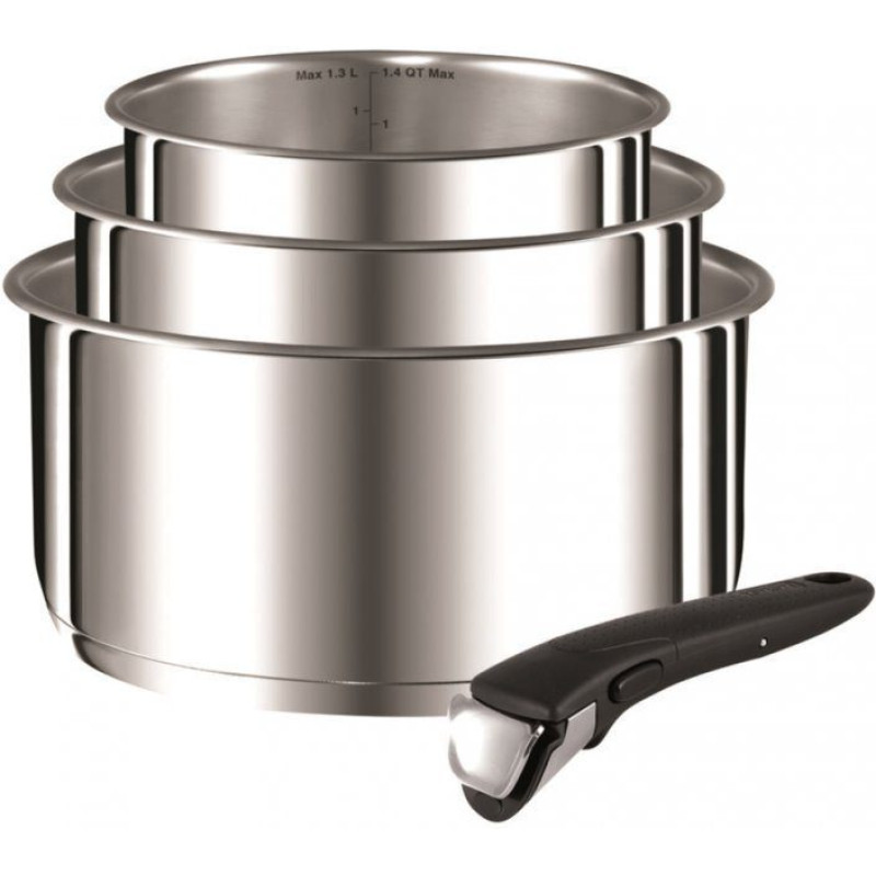 SALE!!! Набір посуду Tefal ingenio preference 3шт.,д.16,18,20,знімна ручка,на всі види плит,в духовку, L9419502