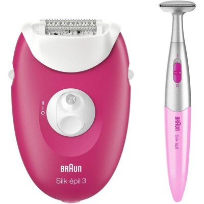 SALE!!! Епілятор Braun від мережі,тип сухий, пінцет.20шт.,з підсвіткою,массажер,триммер. SE3-420
