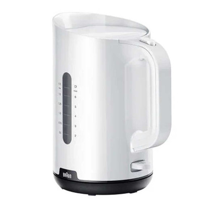 Чайник пластик Braun 2200вт,1,7л.,пластик,фільтр від накипу. WK 1100 WH