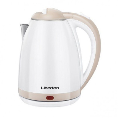 Чайник пластик Liberton 1500вт, 1,8 л., Нержавіюча сталь/пластик. LEK-6802
