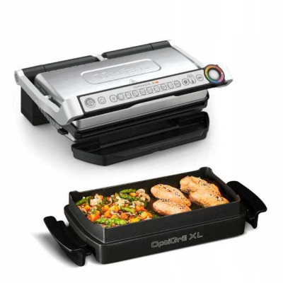 Гриль Tefal 2400Вт.,темп.110-275°C,знімні антиприг.пласт.,насадка для випічки,піддон,реж.розмор. GC724D12