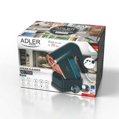 Пароочисник Adler 1200вт.,рез.для води 120мл.,підставка,підходить для миття вікон,плитки,краника,мебелі. AD 7050