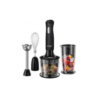 Блендер занурювальний Russell Hobbs 500вт.,ніжка нерж.,стакан 700мл.,подрібнювач 500мл.,вінчик,2 реж.швидк. 24702-56