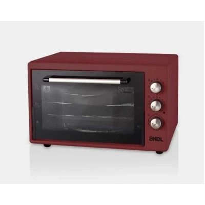 Духовка настільна Akel 50л.,3 реж.темп.,таймер 90хв.,темп.50-320°С,внутрішня підсвітка. AF955LF_red