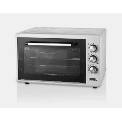 Духовка настільна Akel 50л.,,3 реж.темп.,таймер 90хв.,темп.50-320°С,внутрішня підсвітка. AF955LF_grey