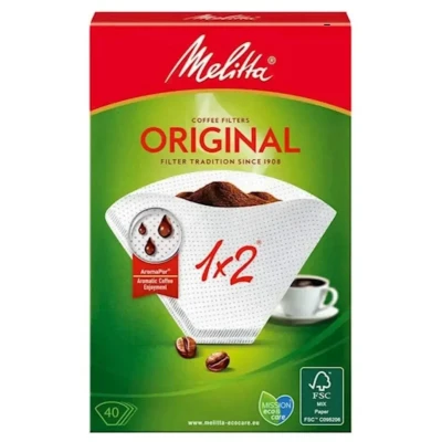 Фільтр для крапельної кавоварки Melitta 1X2/40 FILTERBAGS 1X2/40 (4006508123094)