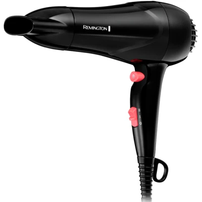 Фен Remington MyStylist, 1900Вт, 2 режими, іоніз-я, хол. обдув, чорний D2000