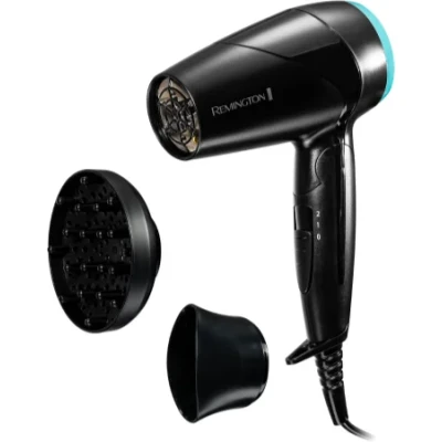 Фен Remington дорожній On The Go, 2000Вт, 2 режими, складна ручка, чорний D1500