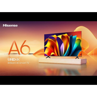 Телевізор Hisense smart діагональ 50", UHD 4K (3840x2160),опер.сист.VIDAA,динамики 2х8вт. Dolby Audio. 50A6N