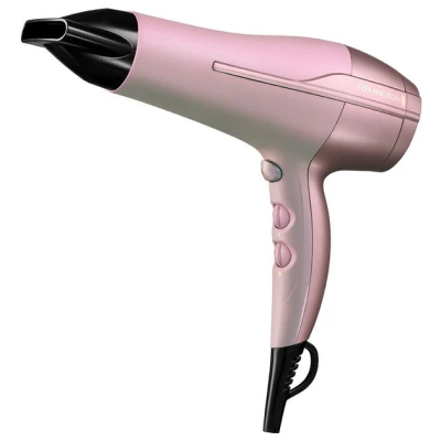 Фен Remington Coconut Smooth, 2200Вт, 3 режими, дифузор, іоніз-я, хол. обдув, розовий D5901