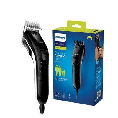 Машинка для стрижки Philips New від мережі,насад. 3-21мм,самозаточующі нерж.леза. QC5115/15