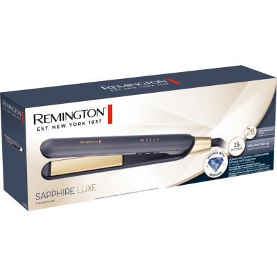 Випрямляч Remington Sapphire Luxe 150-230С, чохол, кераміка, сапфіровий S5805