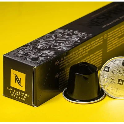 Кава у капсулах 10шт Nespresso Ristretto Dec 10 капсул
