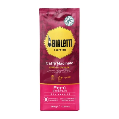 Кава мелена Bialetti 200г Peru 100% Arabica 200gr
