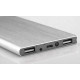 Акумулятор HiTech US13B POWERBANK 20000mAh 2x USB SUPER SLIM silver