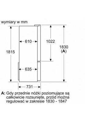 Холодильник із морозильною камерою Bosch KFN96VPEA