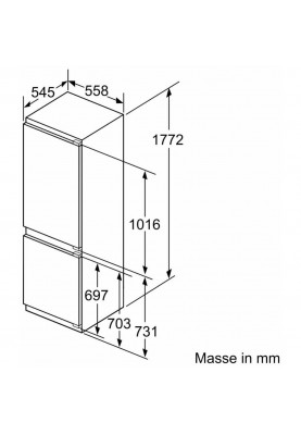 Холодильник із морозильною камерою Bosch KIS86HDD0