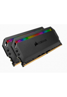 Пам'ять для настільних комп'ютерів Corsair 32GB (2x16GB) DDR4 3600MHz Dominator Platinum RGB (CMT32GX4M2D3600C18)